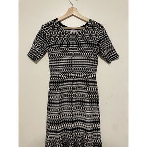 Dress Barn Dress Black and Tan Size Petite XS‎